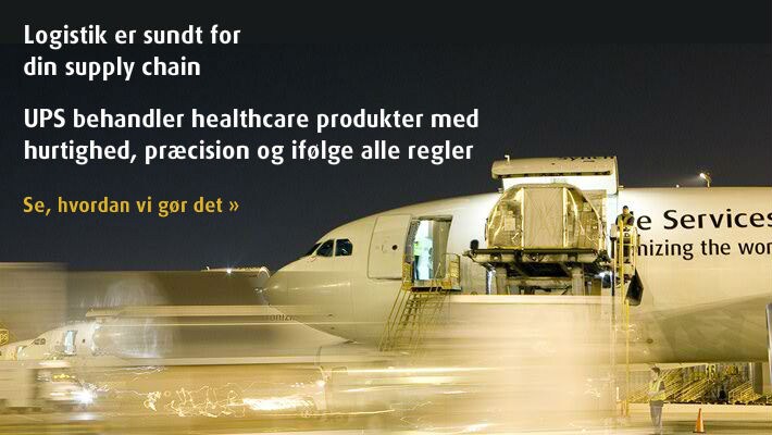 UPS behandler healthcare produkter med hurtighed, præcision og ifølge alle regler