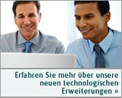 Erfahren Sie mehr ?ber unsere neuen technologischen Erweiterungen.