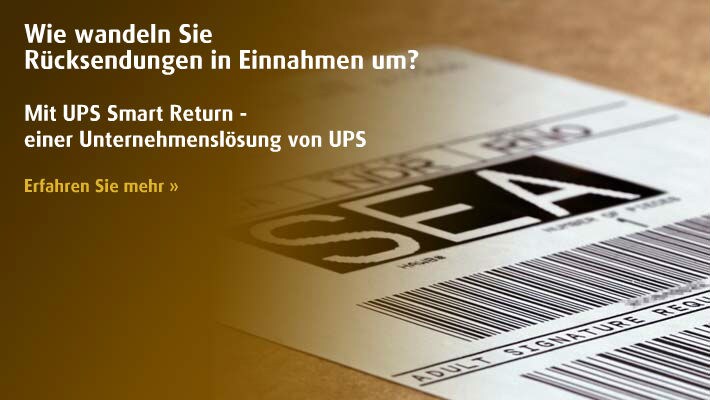 Beauftragen Sie Rückholungen über UPS