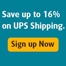 Save up to 16% on UPS shipping.