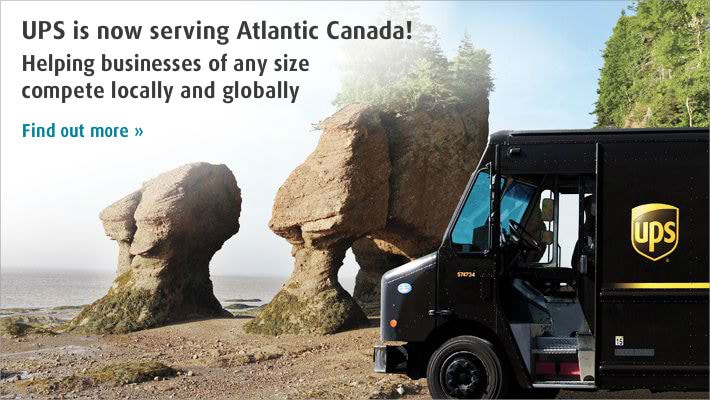 UPS is now serving Atlantic Canada