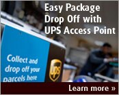 Easy Package Drop Off with UPS Access Point