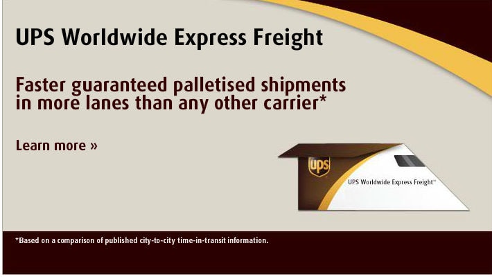 UPS Worldwide Express Freight&trade;