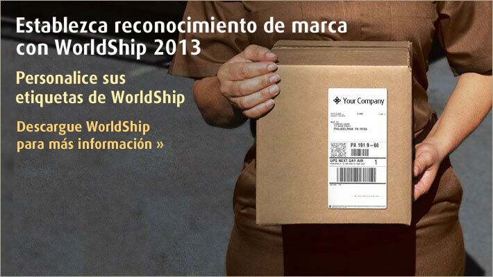 Descargue WorldShip para más información
