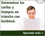 Determinar las tarifas y tiempos en tr?nsito con facilidad.