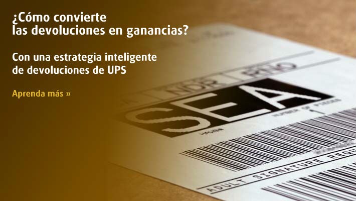 Solicite un UPS Returns