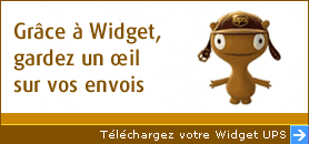 Téléchargez votre Widget UPS
