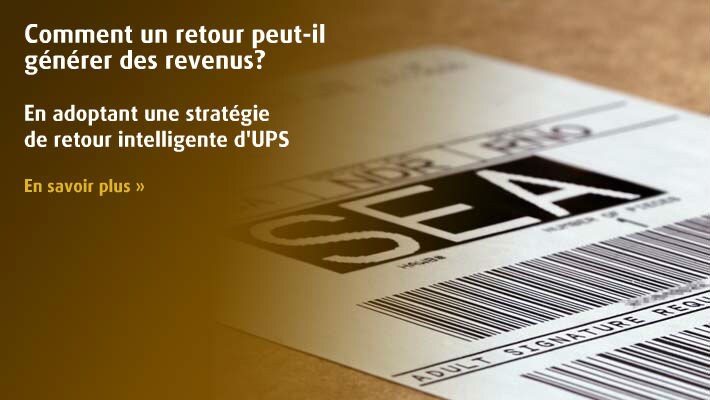 En savoir plus sur les Retours par UPS