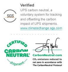 Logo vérifié UPS carbon neutral