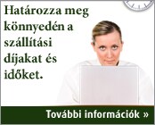 Hat?rozza meg k?nnyed?n a sz?ll?t?si d?jakat ?s id?ket.