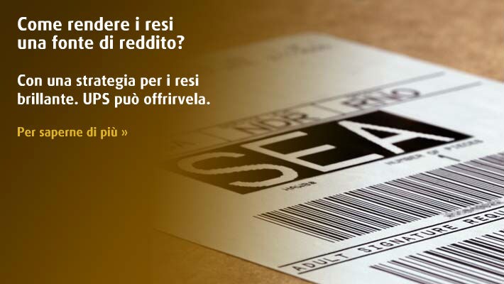 Chiedete UPS Returns
