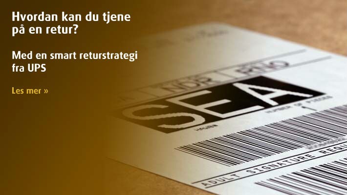 Bestill UPS Returns