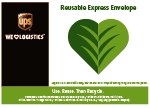 Gjenbrukbar UPS Express Envelope