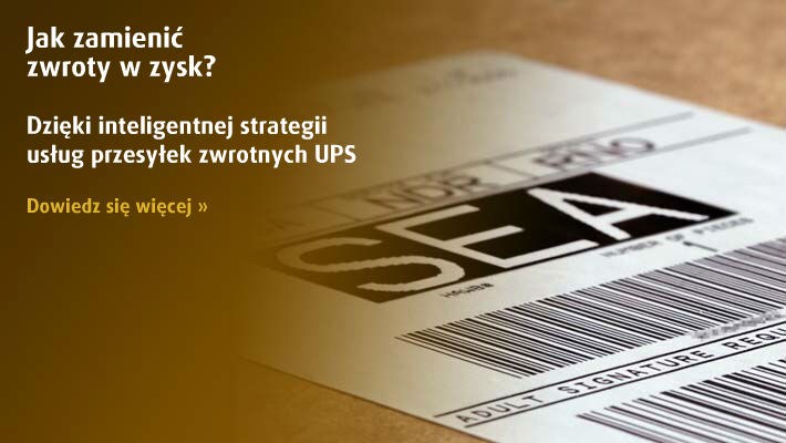 Zamów usługę Przesyłki zwrotne UPS