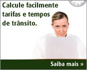Calcule facilmente tarifas e tempos de tr?nsito.
