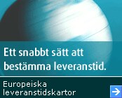 Europeiska leveranstidskartor