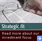 Strategic Fit - Read more about our investment focus