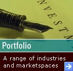 Portfolio - A range of industries and marketspaces