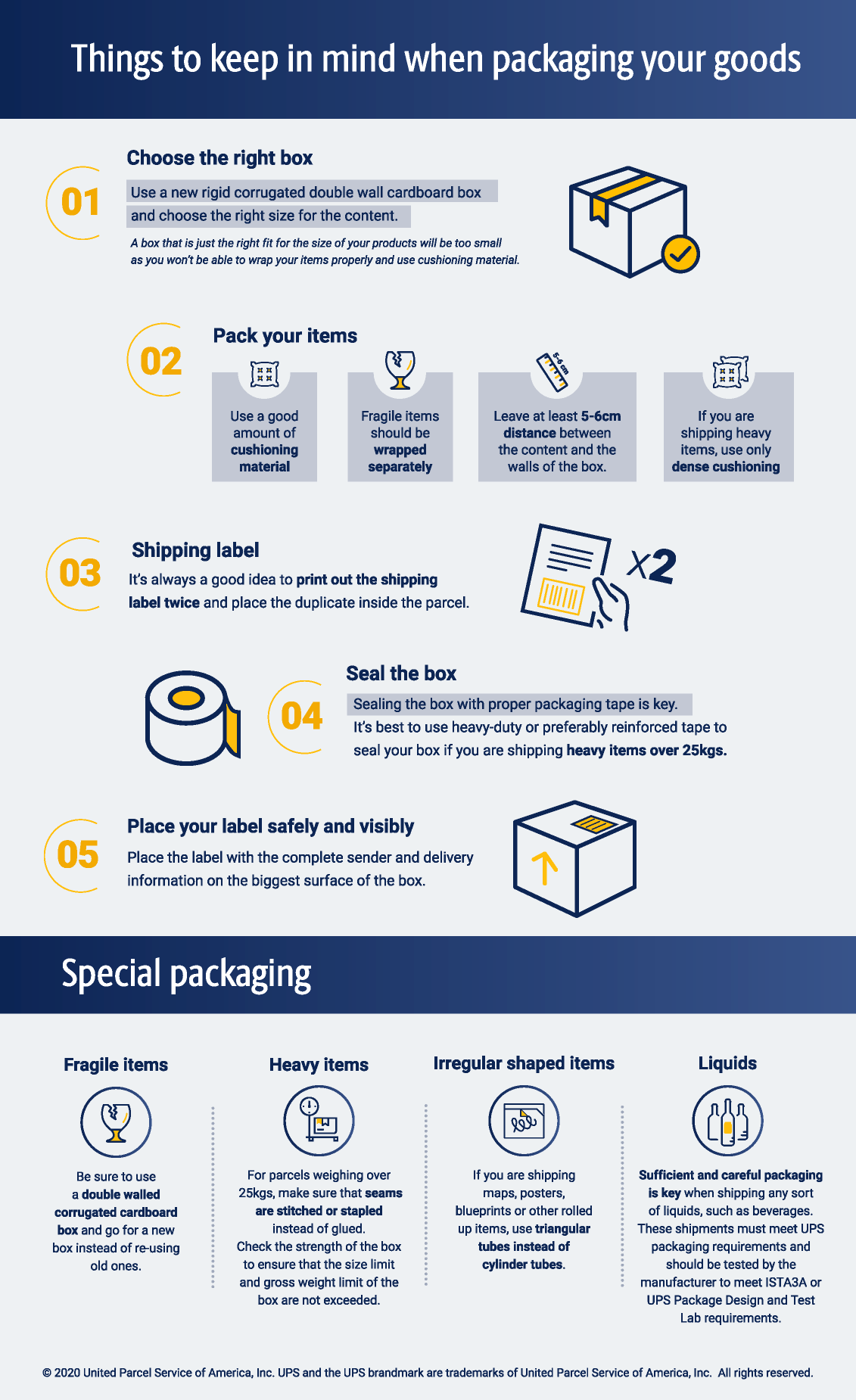 Infographic template product shipping paper box Vector Image