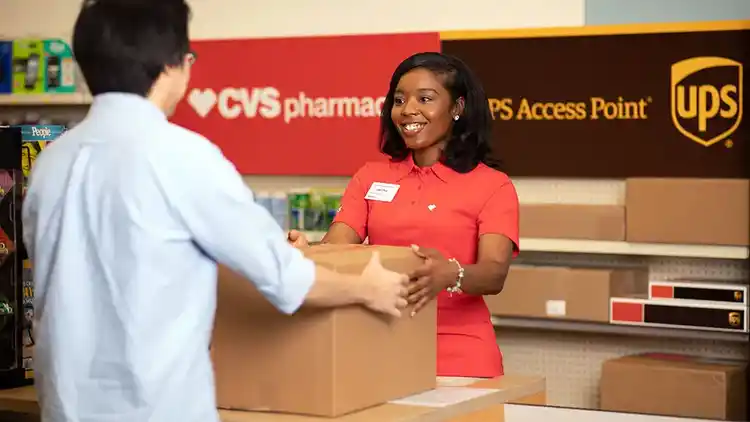 Personne à un UPS Store