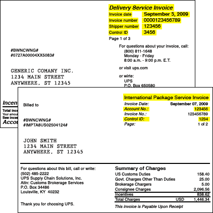 Ups Tracking Invoice Sample Ups Invoices Guide , A quick guide to reading your invoice – GQNFRO