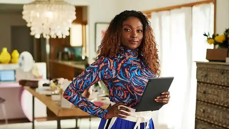 Unstoppable - Woman in warehouse